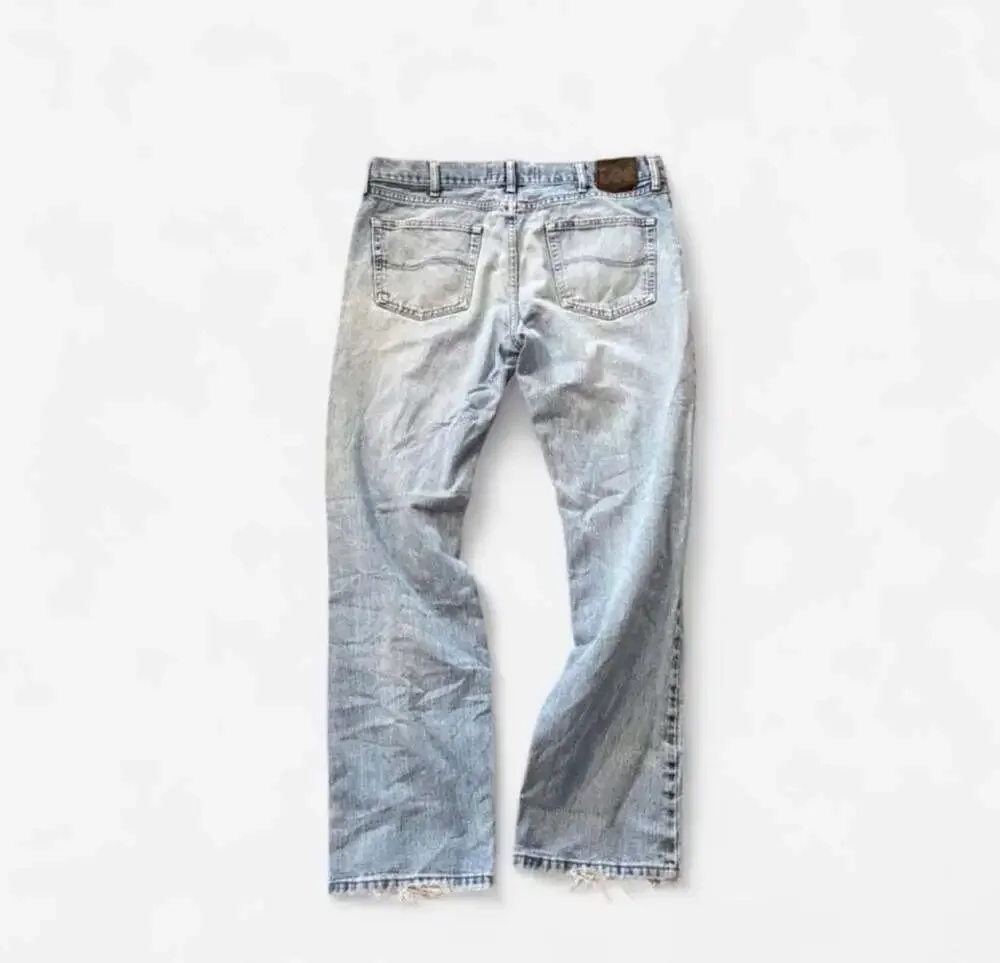 Lee Superior Comfort Regular Fit Straight Leg Light Wash Jeans 36x32